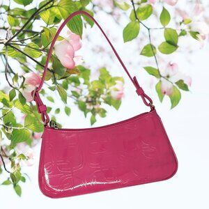 Vintage y2k Express Barbiecore Hot Pink Mini Shoulder Bag